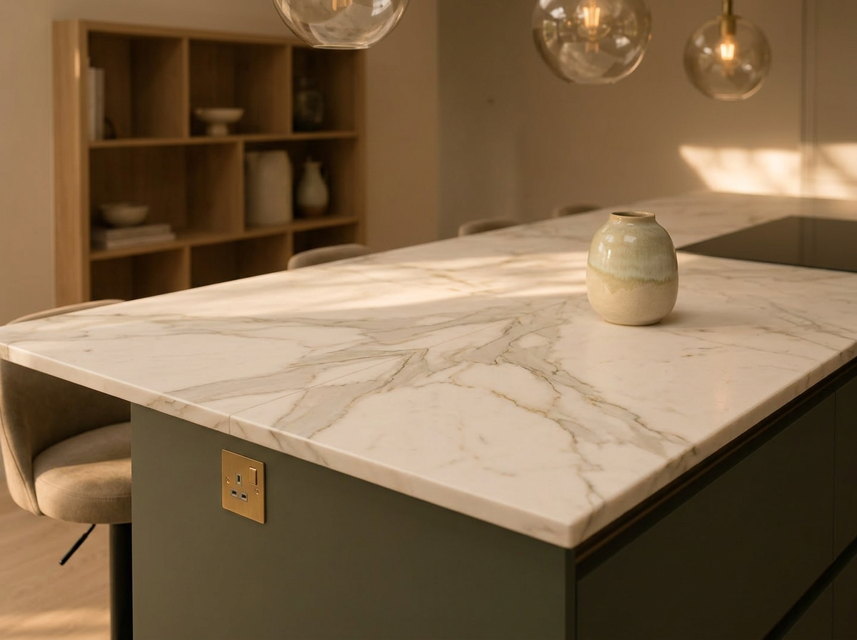 Book-matched Marble.